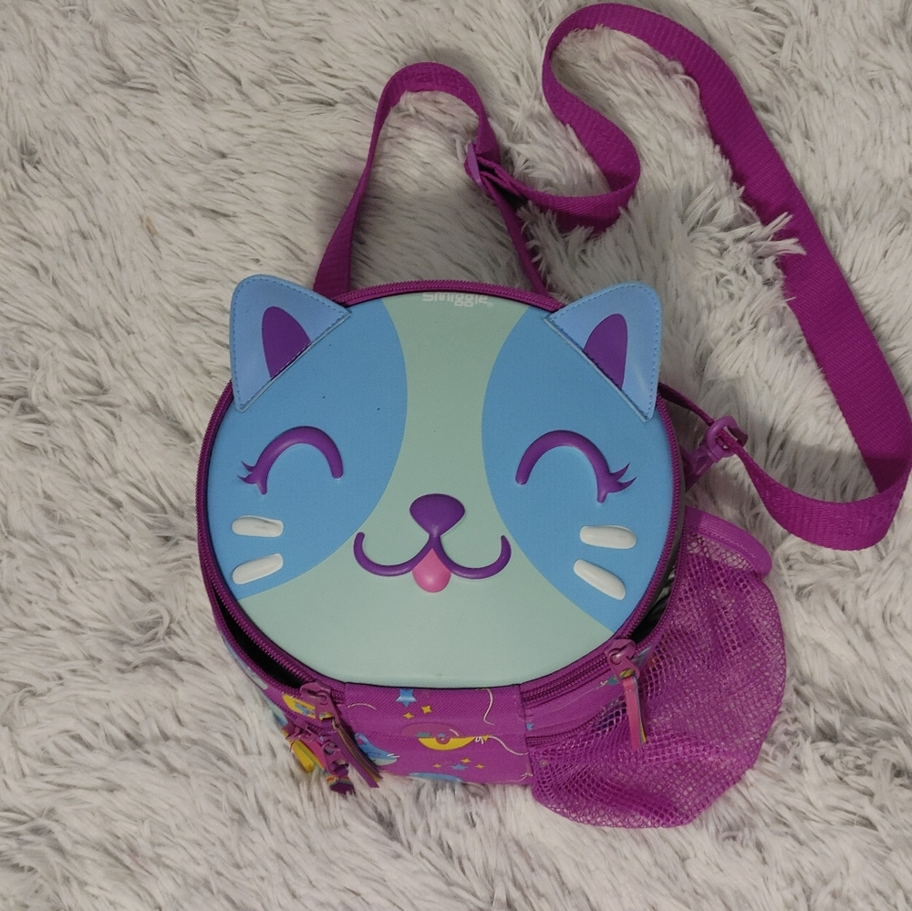 Smiley Kitty Girls Lunch Purse